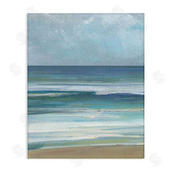 stupell industries Sally Swatland | Calming Beach Wave Visage Wall Art