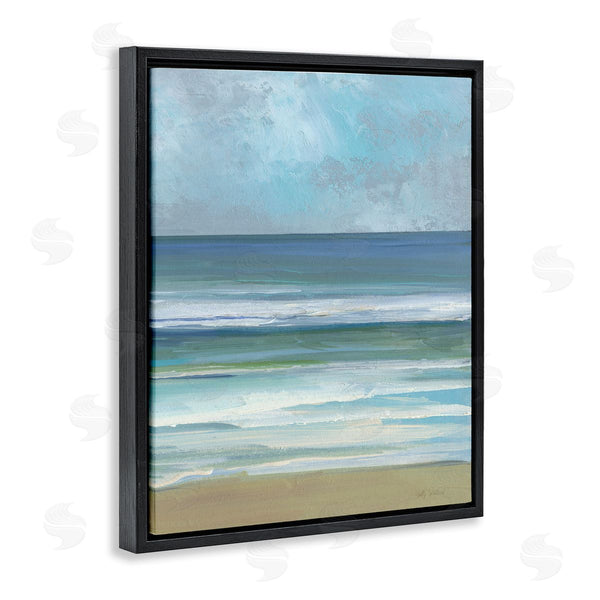 Stupell Industries Sally Swatland | Calming Blue Waves Impression