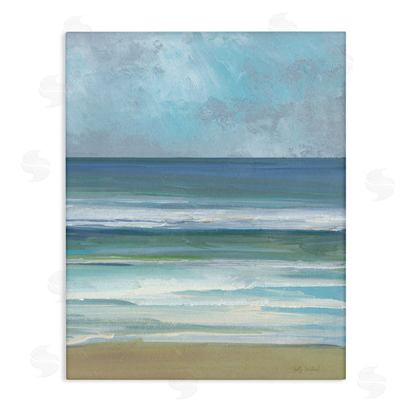 stupell industries Sally Swatland | Calming Blue Waves Impression