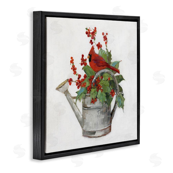 Stupell Industries Sally Swatland | Cardinal & Watering Can