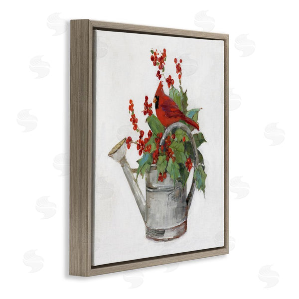 Stupell Industries Sally Swatland | Cardinal & Watering Can