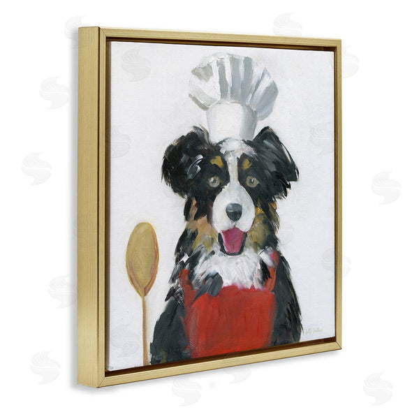 Stupell Industries Sally Swatland | Chef Dog Kitchen Helper
