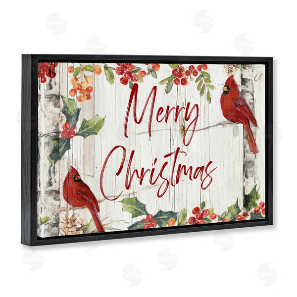 Stupell Industries Sally Swatland | Christmas & Cardinal Birds
