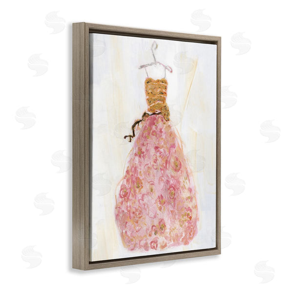 Stupell Industries Sally Swatland | Classy Posh Pink Ball Gown