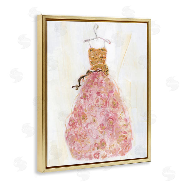 Stupell Industries Sally Swatland | Classy Posh Pink Ball Gown