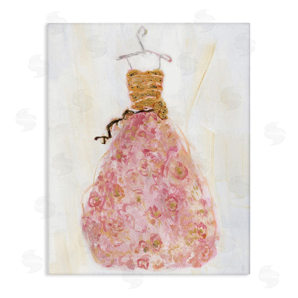 stupell industries Sally Swatland | Classy Posh Pink Ball Gown