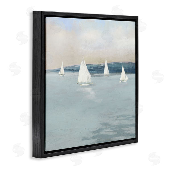 Stupell Industries Sally Swatland | Coastal Sailing Seascape Boats Wall Art