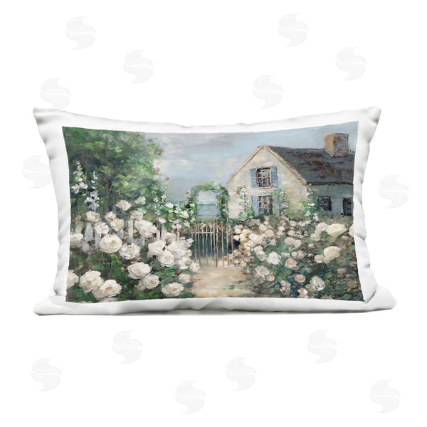 Stupell Industries Sally Swatland | Cottage At The Coast Printed Throw Pillow