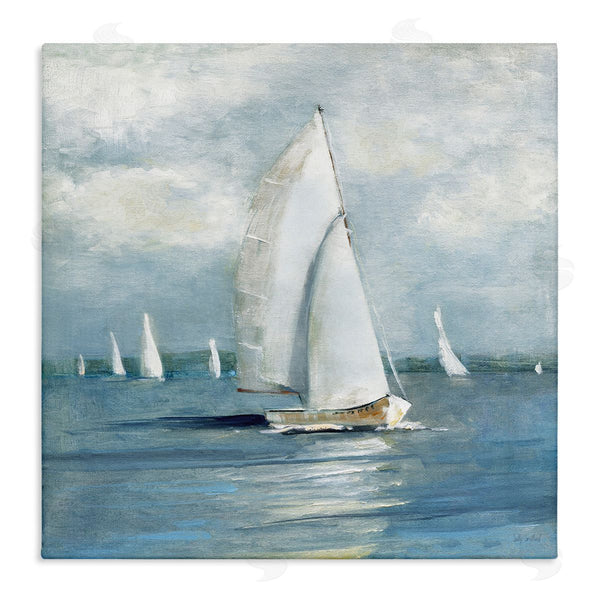 stupell industries Sally Swatland | Cruising Sailboat Seascape