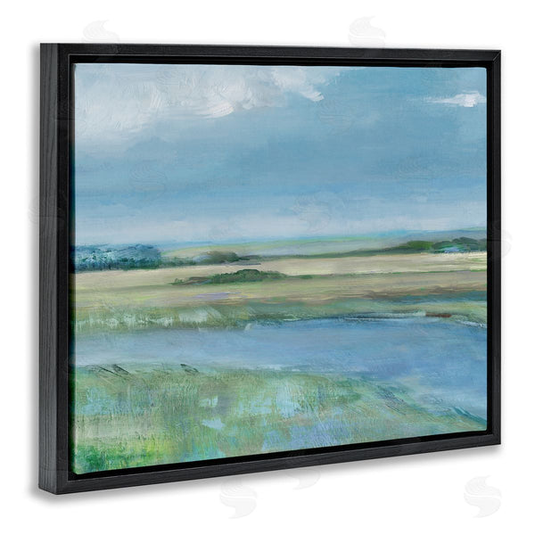 Stupell Industries Sally Swatland | Curving River Bend Landscape