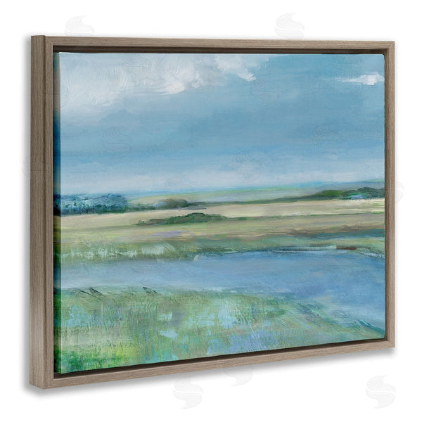 Stupell Industries Sally Swatland | Curving River Bend Landscape