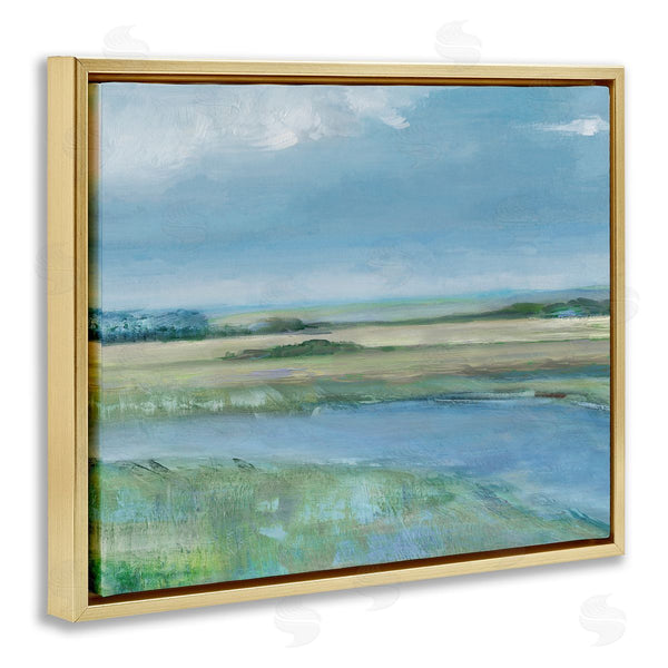 Stupell Industries Sally Swatland | Curving River Bend Landscape