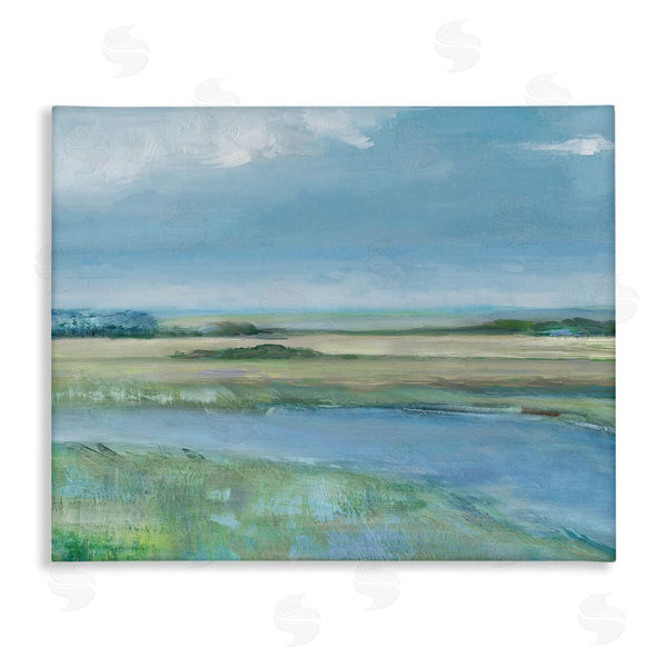 stupell industries Sally Swatland | Curving River Bend Landscape
