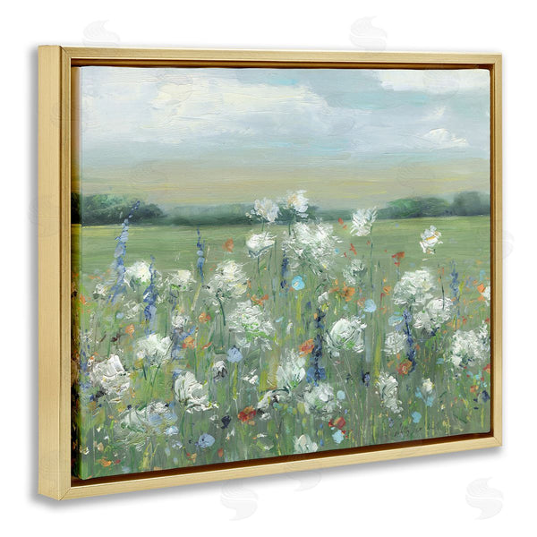 Stupell Industries Sally Swatland | Dappled Meadow Flowers In Field