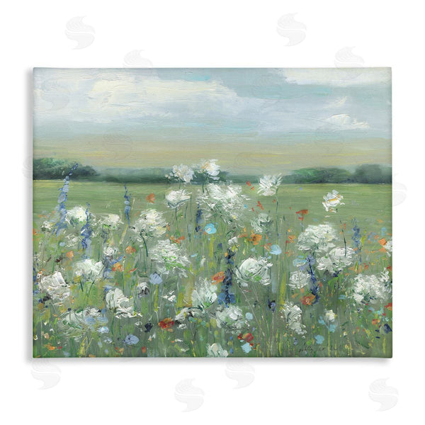 stupell industries Sally Swatland | Dappled Meadow Flowers in Field