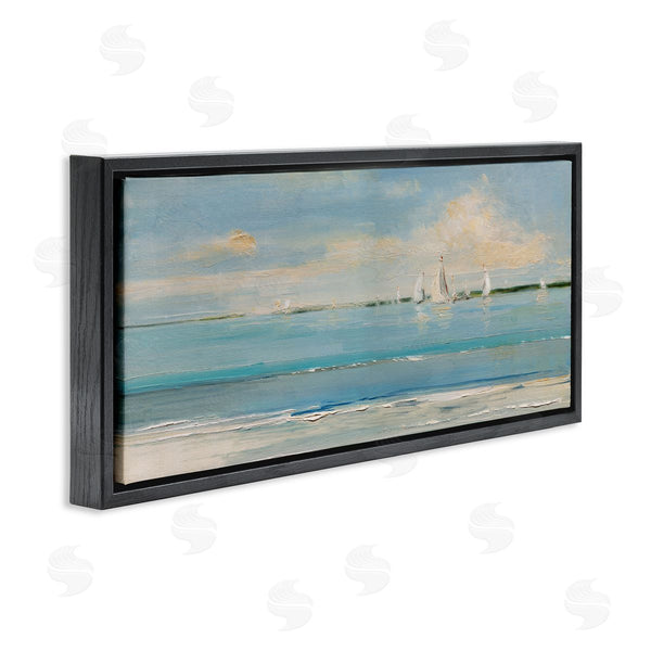 Stupell Industries Sally Swatland | Distant Painterly Sailboats Wall Art