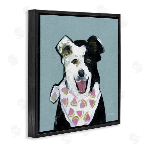 Stupell Industries Sally Swatland | Dog With Watermelon Bandana