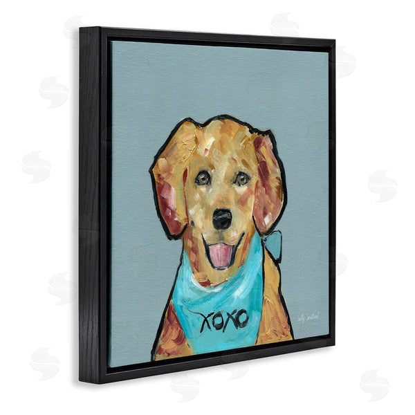 Stupell Industries Sally Swatland | Dog With XOXO Bandana