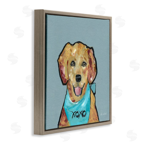 Stupell Industries Sally Swatland | Dog With XOXO Bandana