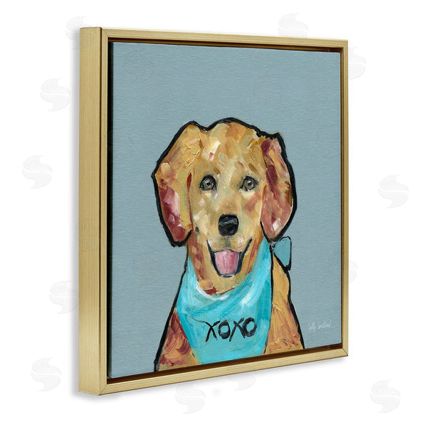 Stupell Industries Sally Swatland | Dog With XOXO Bandana