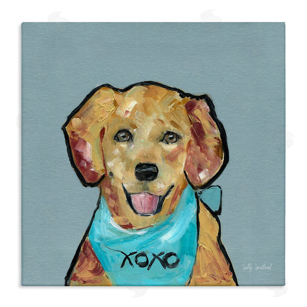 stupell industries Sally Swatland | Dog with XOXO Bandana