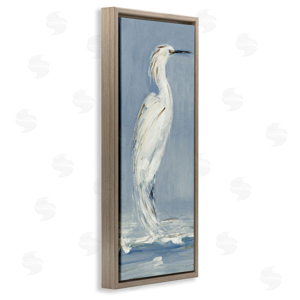 Stupell Industries Sally Swatland | Elegant White Egret Visage
