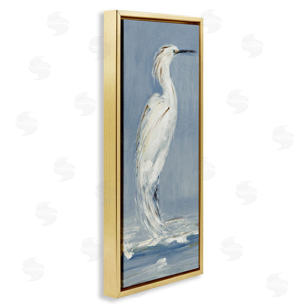 Stupell Industries Sally Swatland | Elegant White Egret Visage