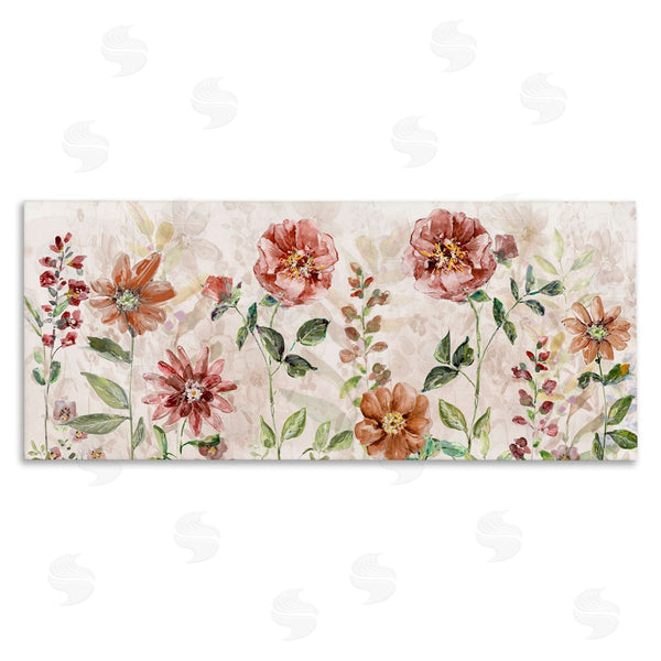 stupell industries Sally Swatland | Fall Awakening Red Wildflowers