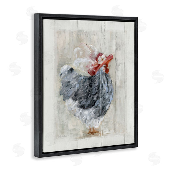 Stupell Industries Sally Swatland | Farm Chicken In Traditional Brim Hat Chic Bird Wall Art