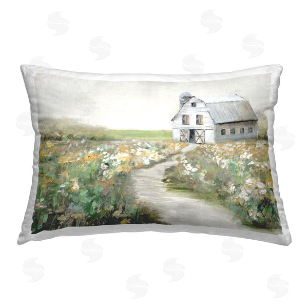 stupell industries Sally Swatland | Farmyard Path to Barn