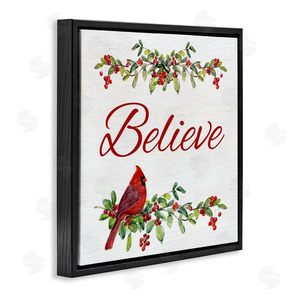 Stupell Industries Sally Swatland | Festive Believe Greenery