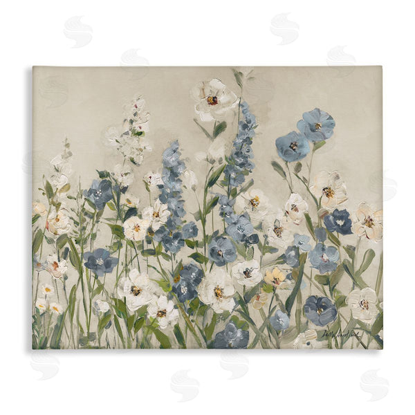 stupell industries Sally Swatland | Garden Blossoms in Blue & White