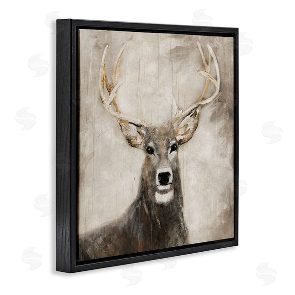 Stupell Industries Sally Swatland | Gazing Deer In Neutrals
