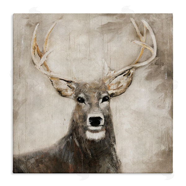 stupell industries Sally Swatland | Gazing Deer in Neutrals