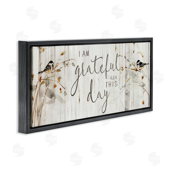 Stupell Industries Sally Swatland | Grateful For This Day Phrase Wall Art