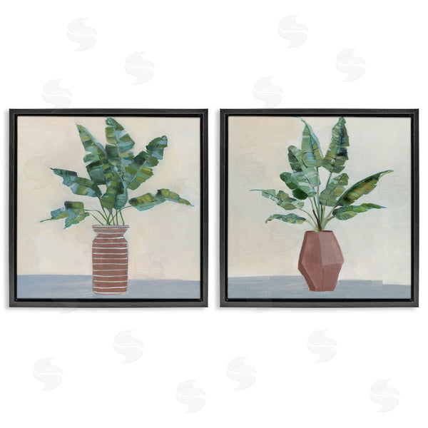 Stupell Industries Sally Swatland | Green Palm Frond Plants Still Life Wall Art