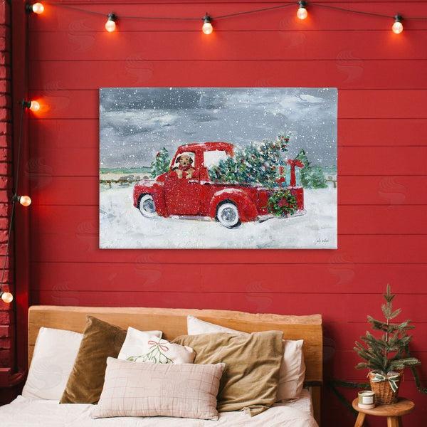 Stupell Industries Sally Swatland | K9 Christmas Time