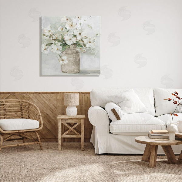 Stupell Industries Sally Swatland | Lady's Smock Floral Bouquet Rustic Milk Tin Blooming Wall Art