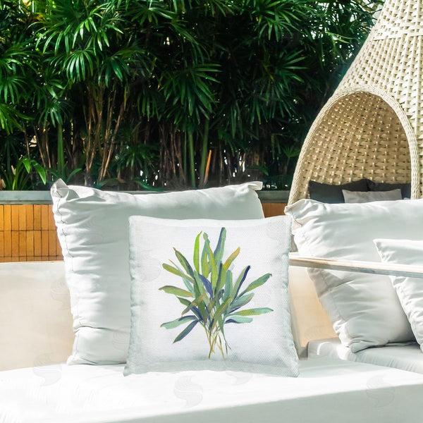 Stupell Industries Sally Swatland | Layered Leaf Sprigs Printed Throw Pillow
