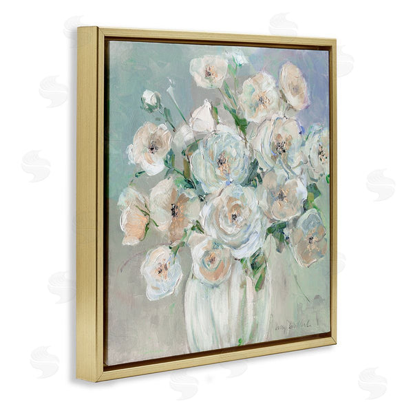 Stupell Industries Sally Swatland | Muted Blush Roses Abstraction