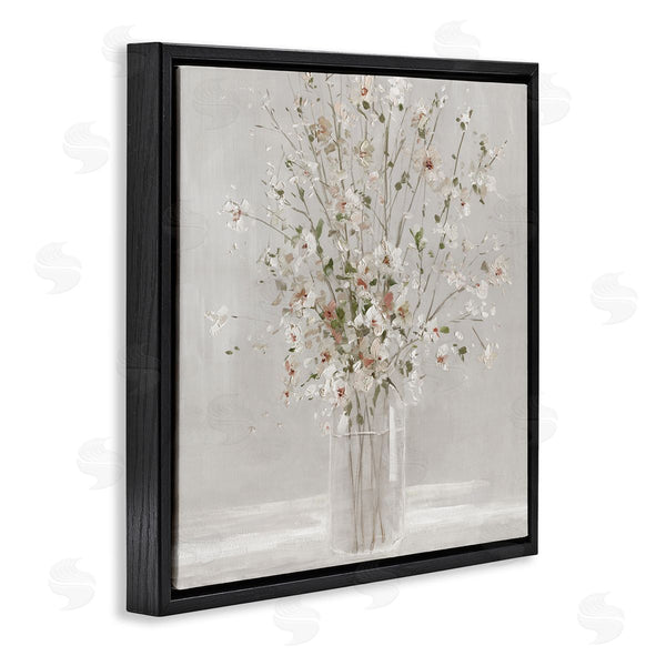 Stupell Industries Sally Swatland | Neutral Flower Vase Arrangement