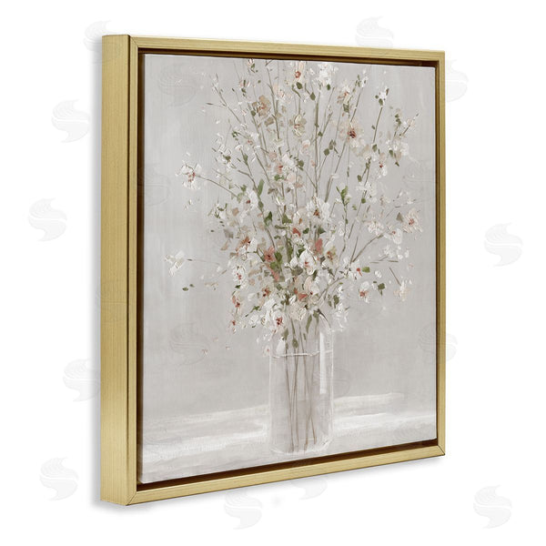 Stupell Industries Sally Swatland | Neutral Flower Vase Arrangement