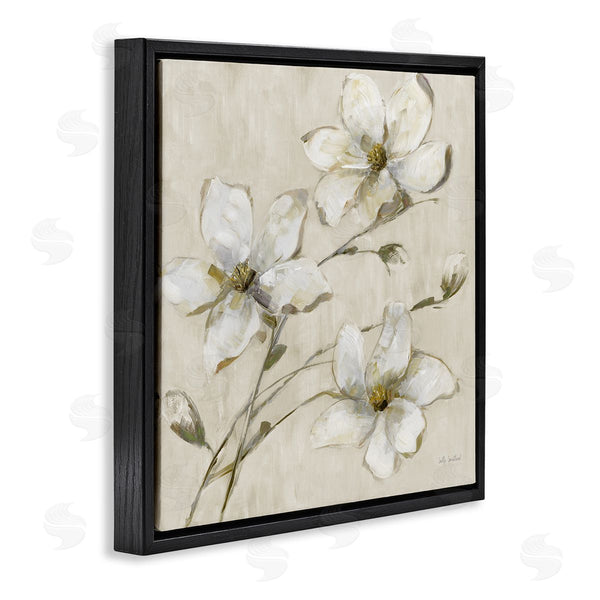 Stupell Industries Sally Swatland | Neutral Tone Dogwood Flowers