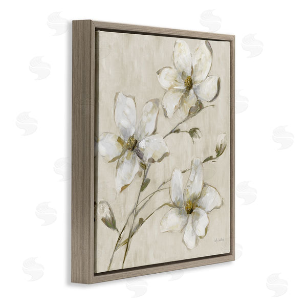 Stupell Industries Sally Swatland | Neutral Tone Dogwood Flowers