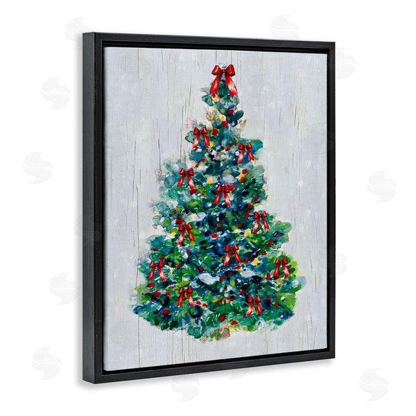 Stupell Industries Sally Swatland | O Christmas Tree Celebration Wall Art