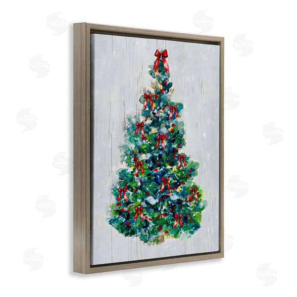 Stupell Industries Sally Swatland | O Christmas Tree Celebration Wall Art