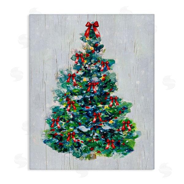 stupell industries Sally Swatland | O Christmas Tree Celebration Wall Art