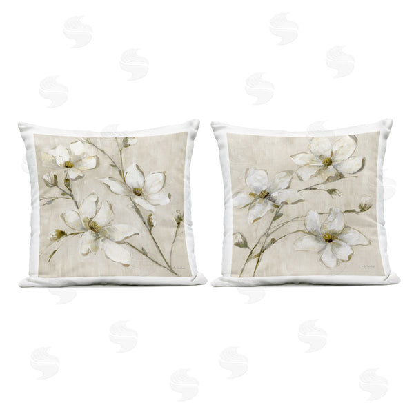 Stupell Industries Sally Swatland | Outstretched Dogwood Branches Printed Throw Pillow Set
