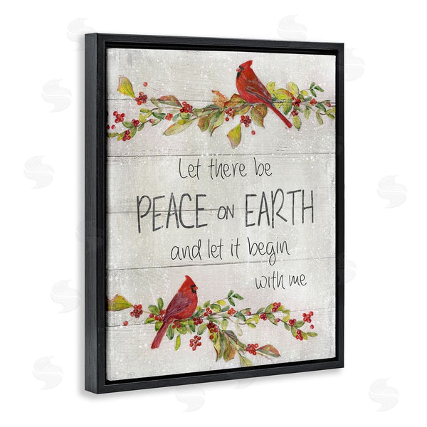 Stupell Industries Sally Swatland | Peace On Earth With Me Wall Art