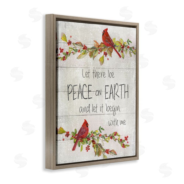 Stupell Industries Sally Swatland | Peace On Earth With Me Wall Art